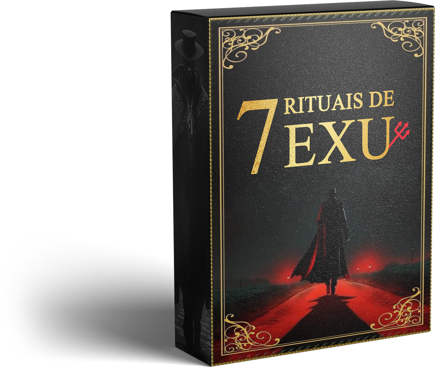 Mockup do material 7 Rituais para Exu – guia digital completo